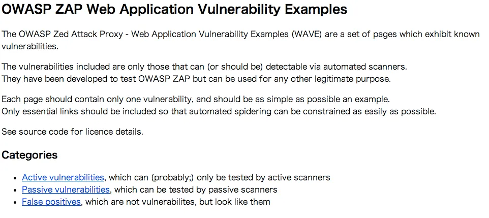 OWASP ZAP-WAVE