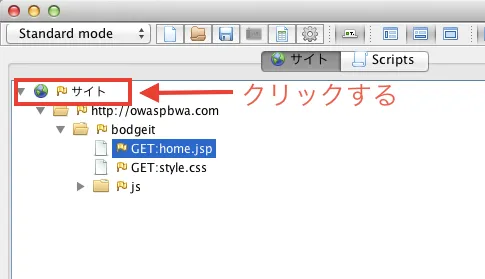 ZAP Request tab 2